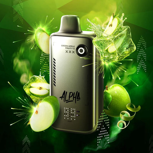 FLAVOUR BEAST ALPHA - 80K - DISPOSABLE - GREEN APPLE FRUITY G