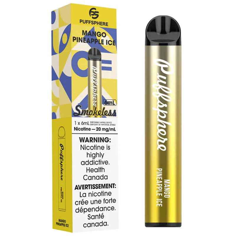 PUFFSPHERE SMOKELESS 2500 PUFF DISPOSABLE [ONTARIO]