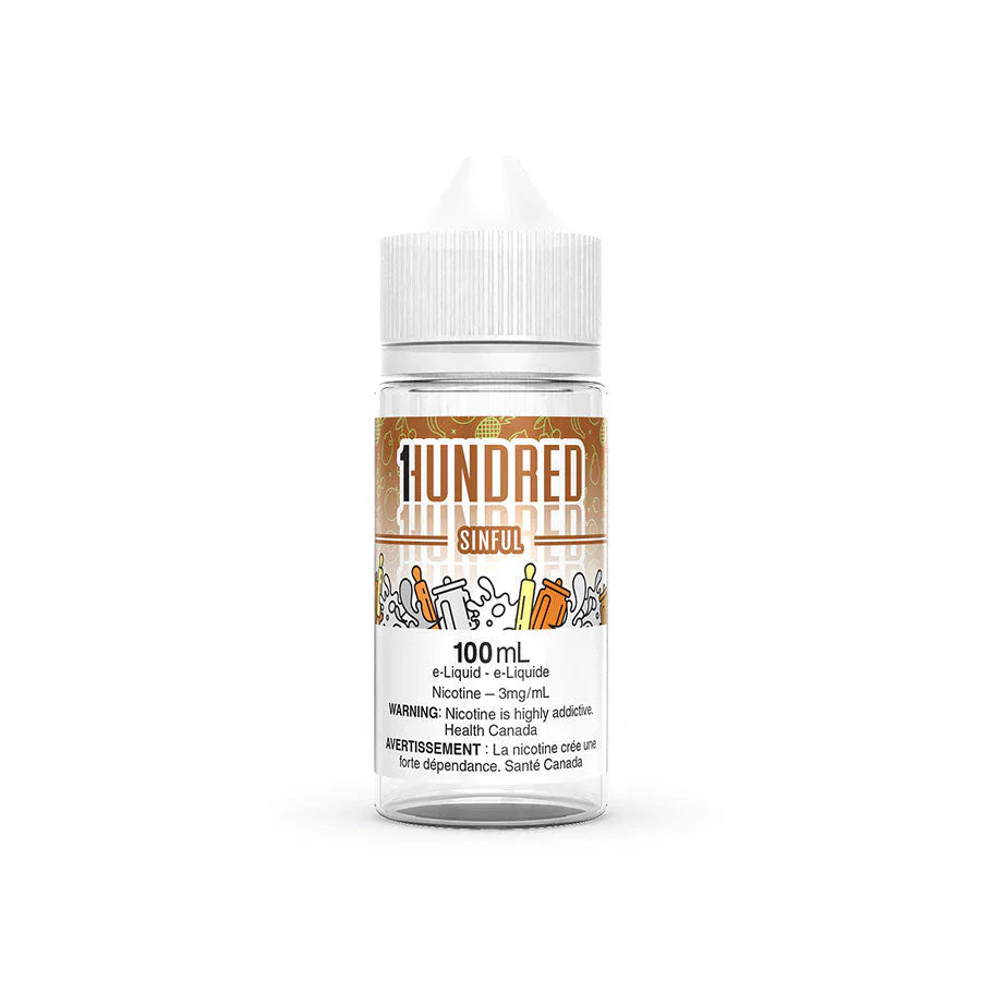 1HUNDRED- 3mg/mL Freebase Nic, 100mL E-liquid [ONTARIO]